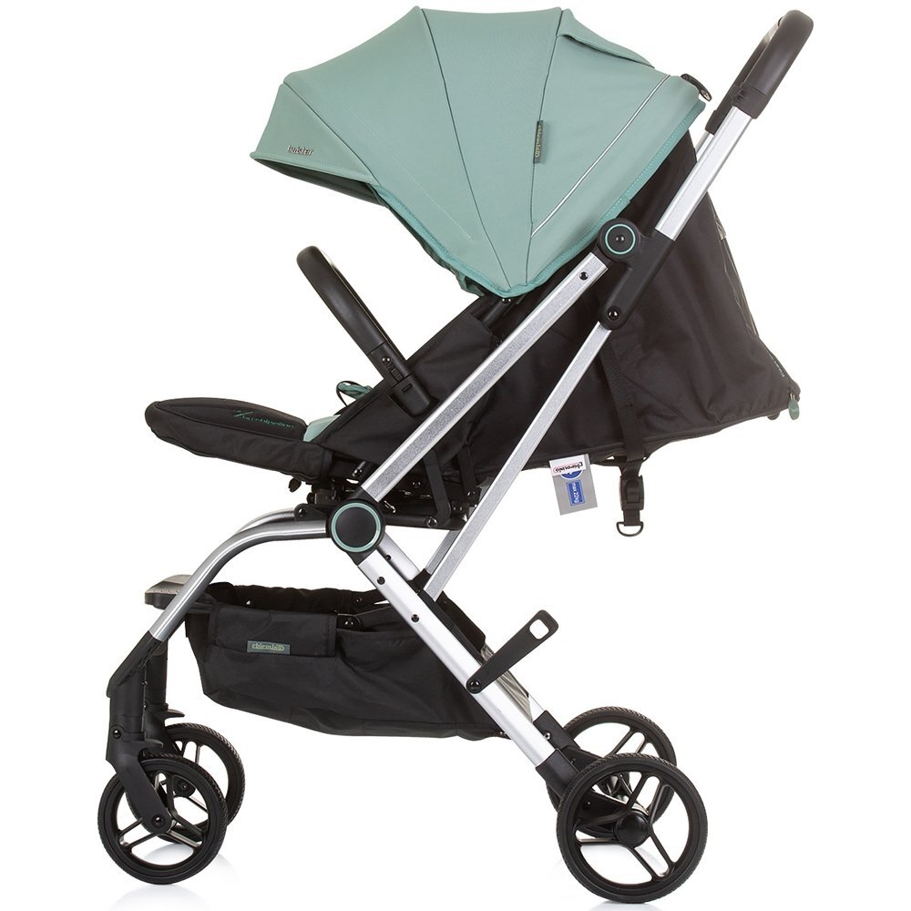 CHIPOLINO Carucior Twister pastel green cu sezut rotativ