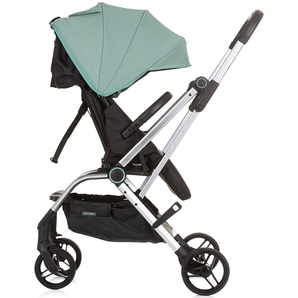 CHIPOLINO Carucior Twister pastel green cu sezut rotativ