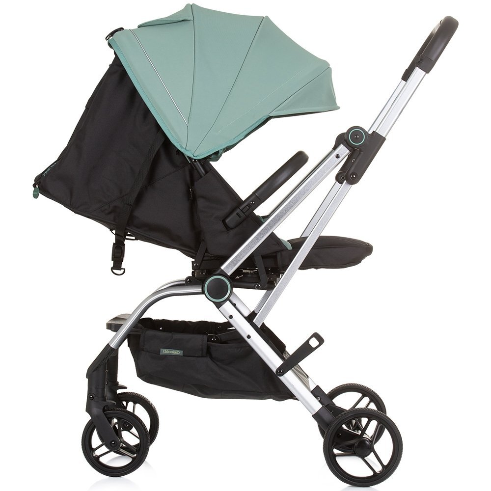 CHIPOLINO Carucior Twister pastel green cu sezut rotativ