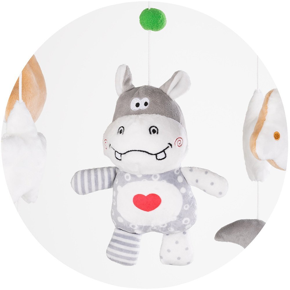 CHIPOLINO Carusel muzical pentru patut cu proiector Hippo