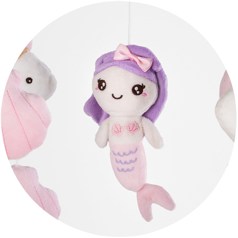CHIPOLINO Carusel muzical pentru patut cu proiector Mermaid