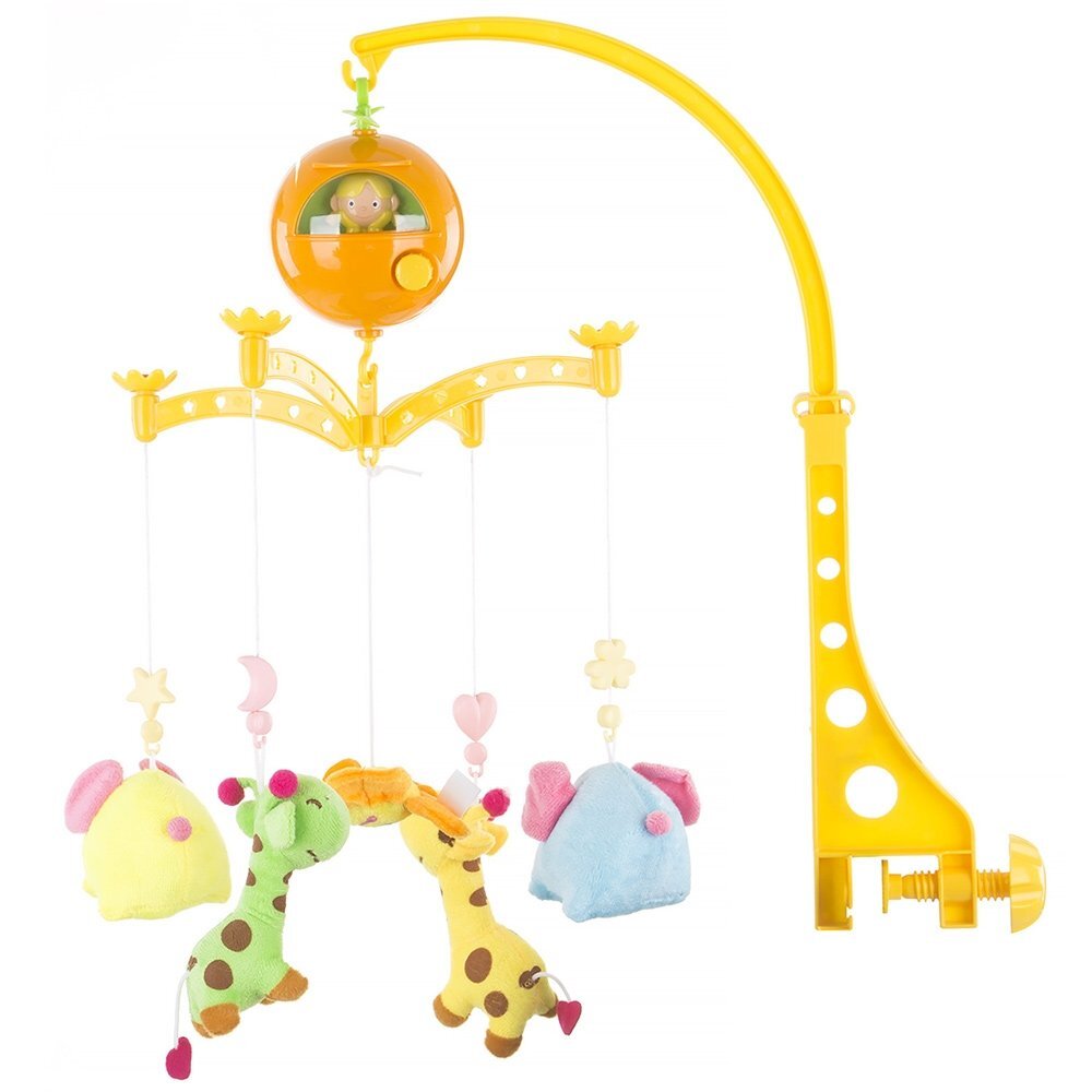 CHIPOLINO Carusel muzical pentru patut Giraffes and Elephants