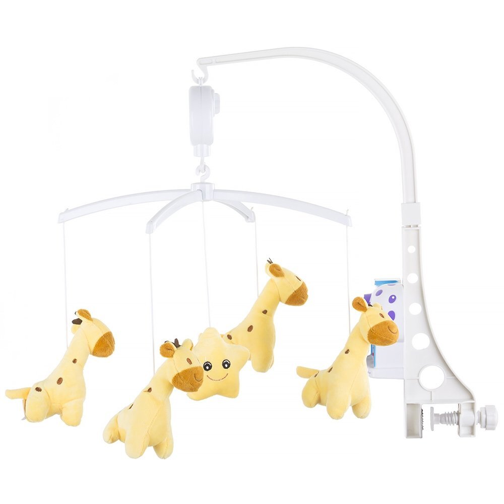 CHIPOLINO Carusel muzical pentru patut Sweet Giraffes
