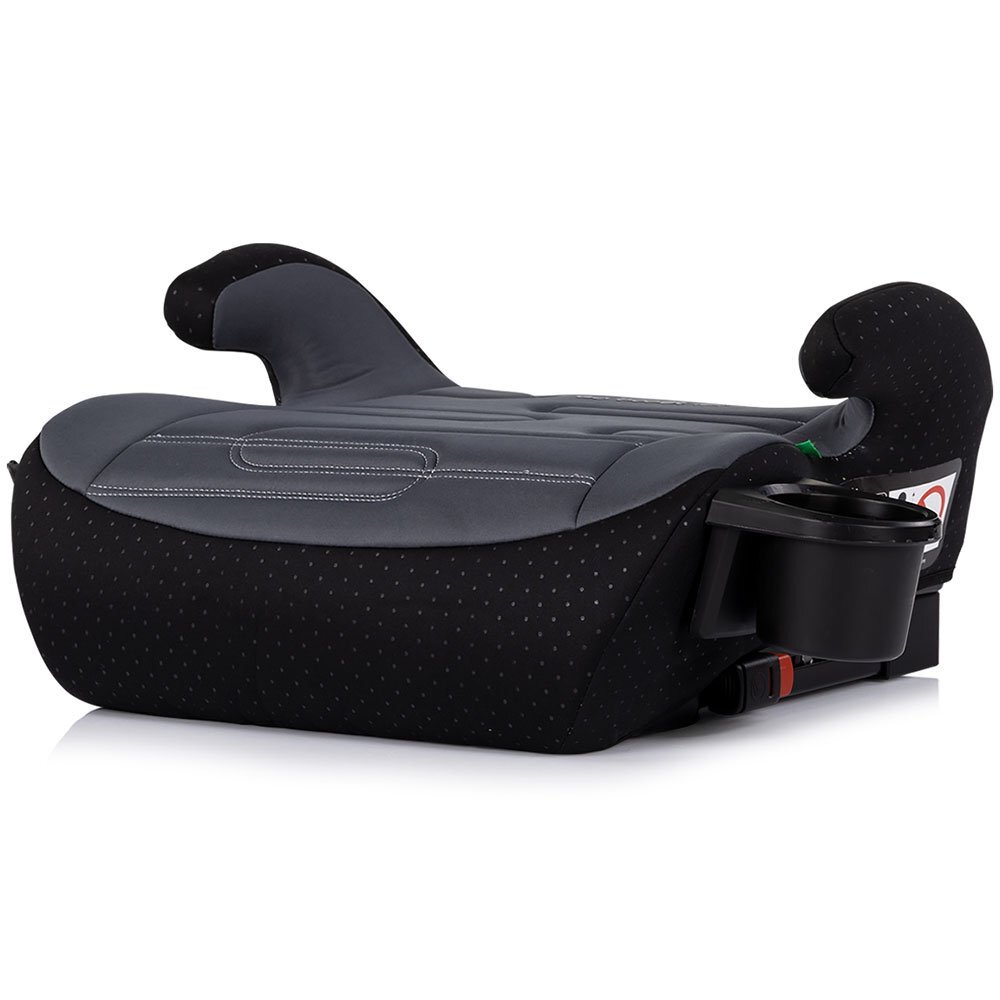 CHIPOLINO Inaltator auto cu isofix pentru copii Go Boost Iso Charcoal I-Size 125-150 cm