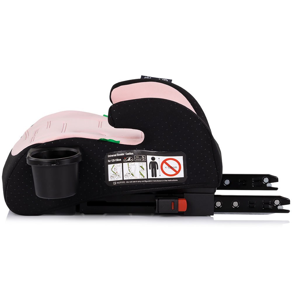 CHIPOLINO Inaltator auto cu isofix pentru copii Go Boost Iso Powder Pink I-Size 125-150 cm