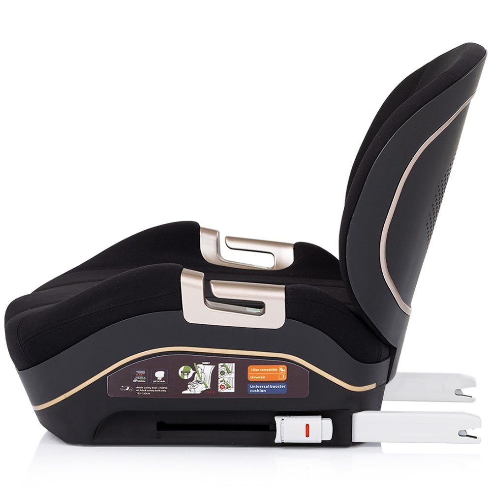 CHIPOLINO Inaltator auto pentru copii Genesis Noir i-Size 125-150 cm cu sistem isofix