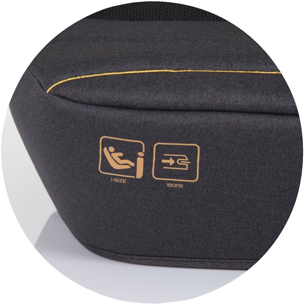 CHIPOLINO Inaltator auto Safy I-Size 125-150 cm obsidian cu sistem isofix