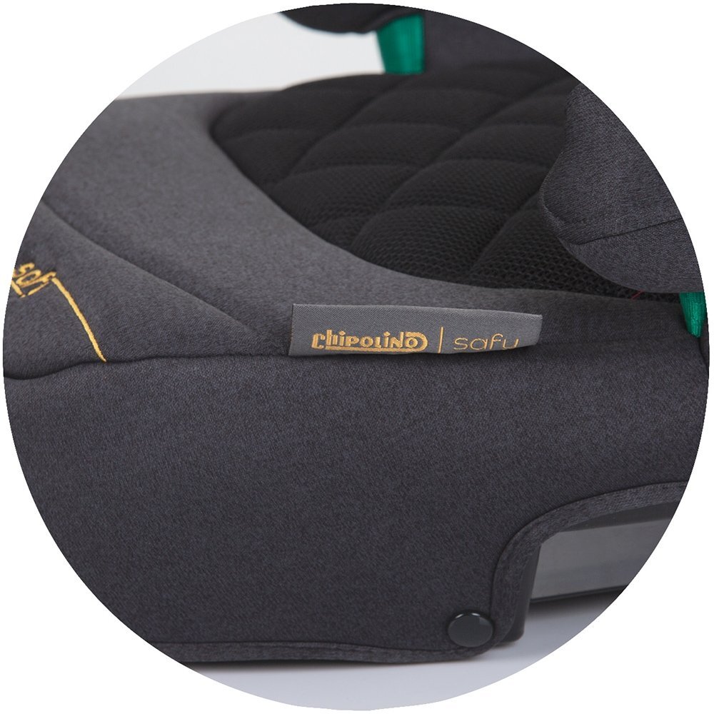 CHIPOLINO Inaltator auto Safy I-Size 125-150 cm obsidian cu sistem isofix