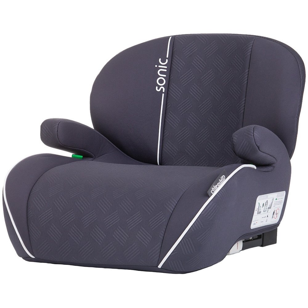 CHIPOLINO Inaltator auto Sonic Anthracite I-Size 125-150 cm cu sistem Isofix si Testat ADAC