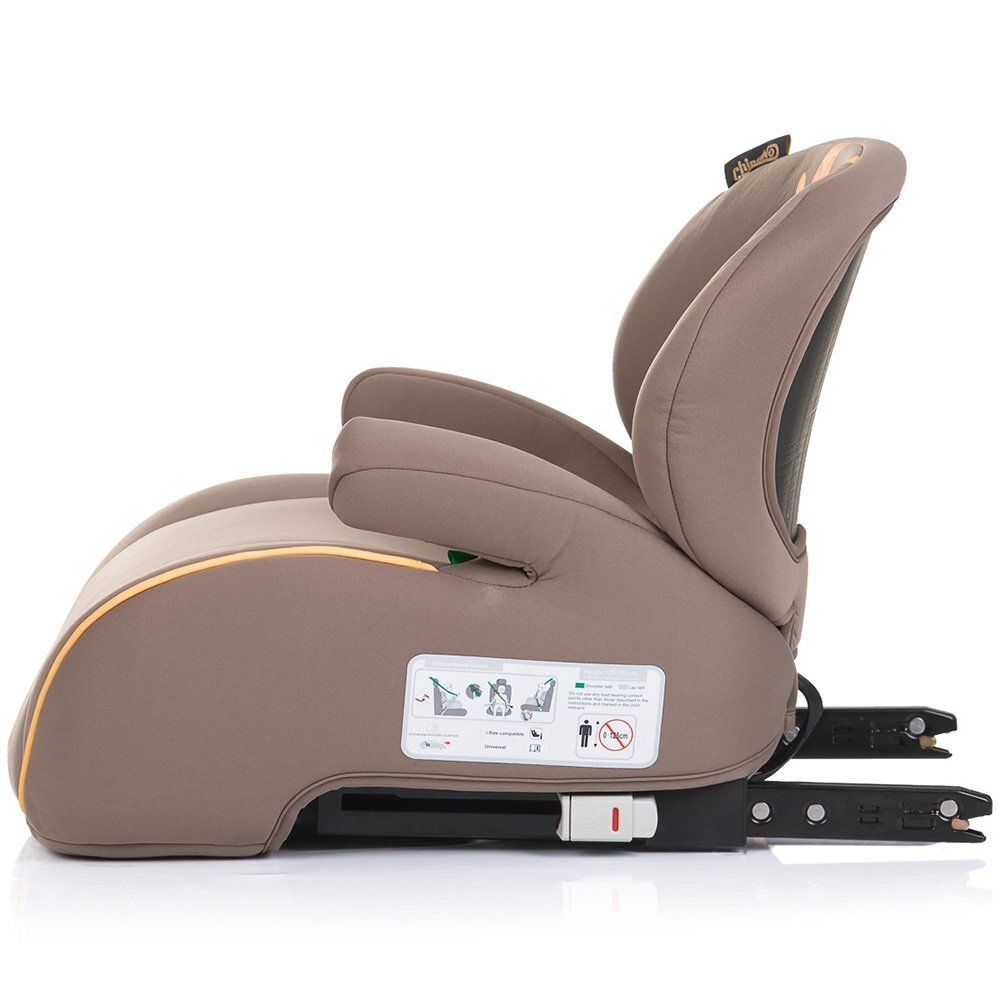 CHIPOLINO Inaltator auto Sonic Giraffe I-Size 125-150 cm cu sistem Isofix si Testat ADAC
