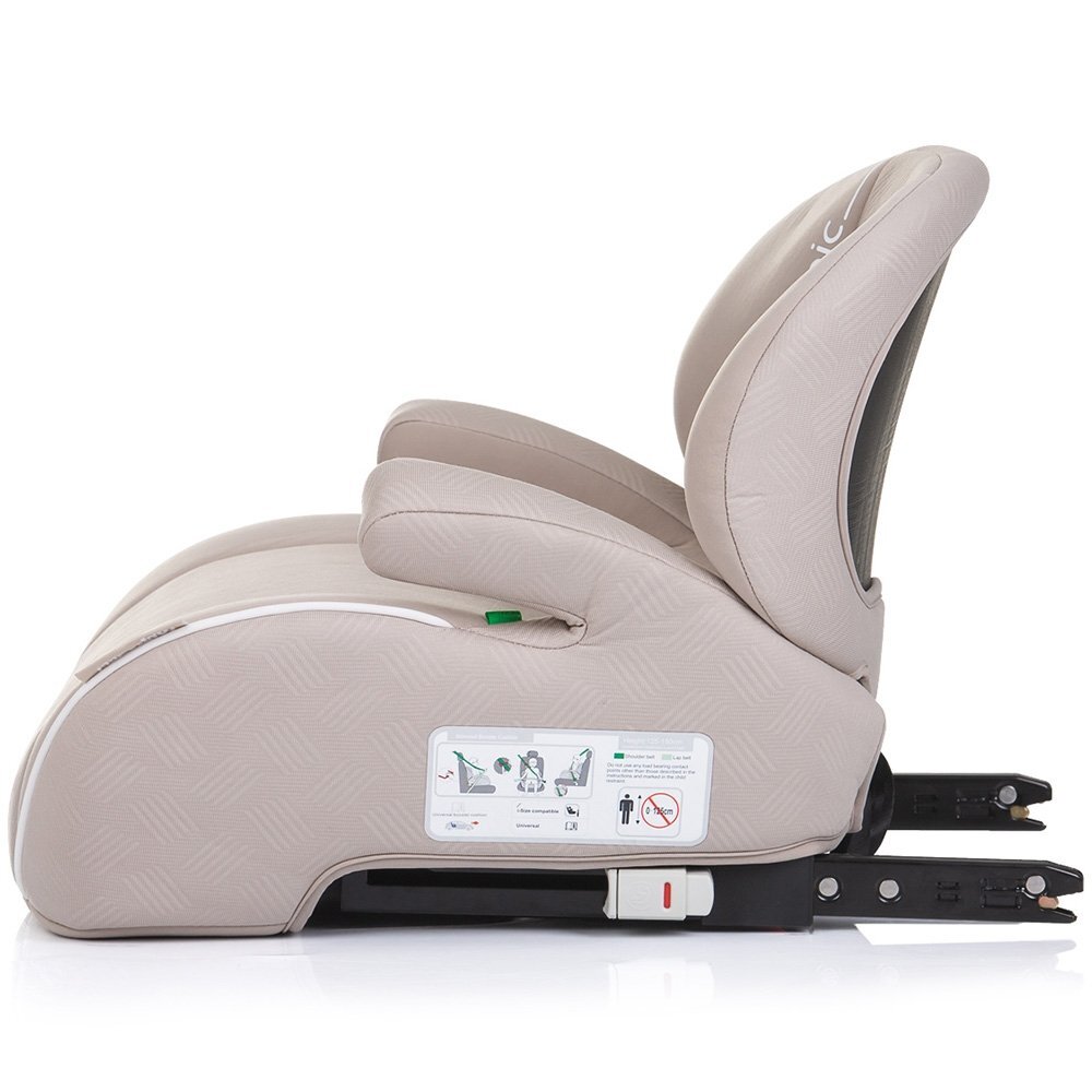 CHIPOLINO Inaltator auto Sonic Tiramisu I-Size 125-150 cm cu sistem Isofix si Testat ADAC