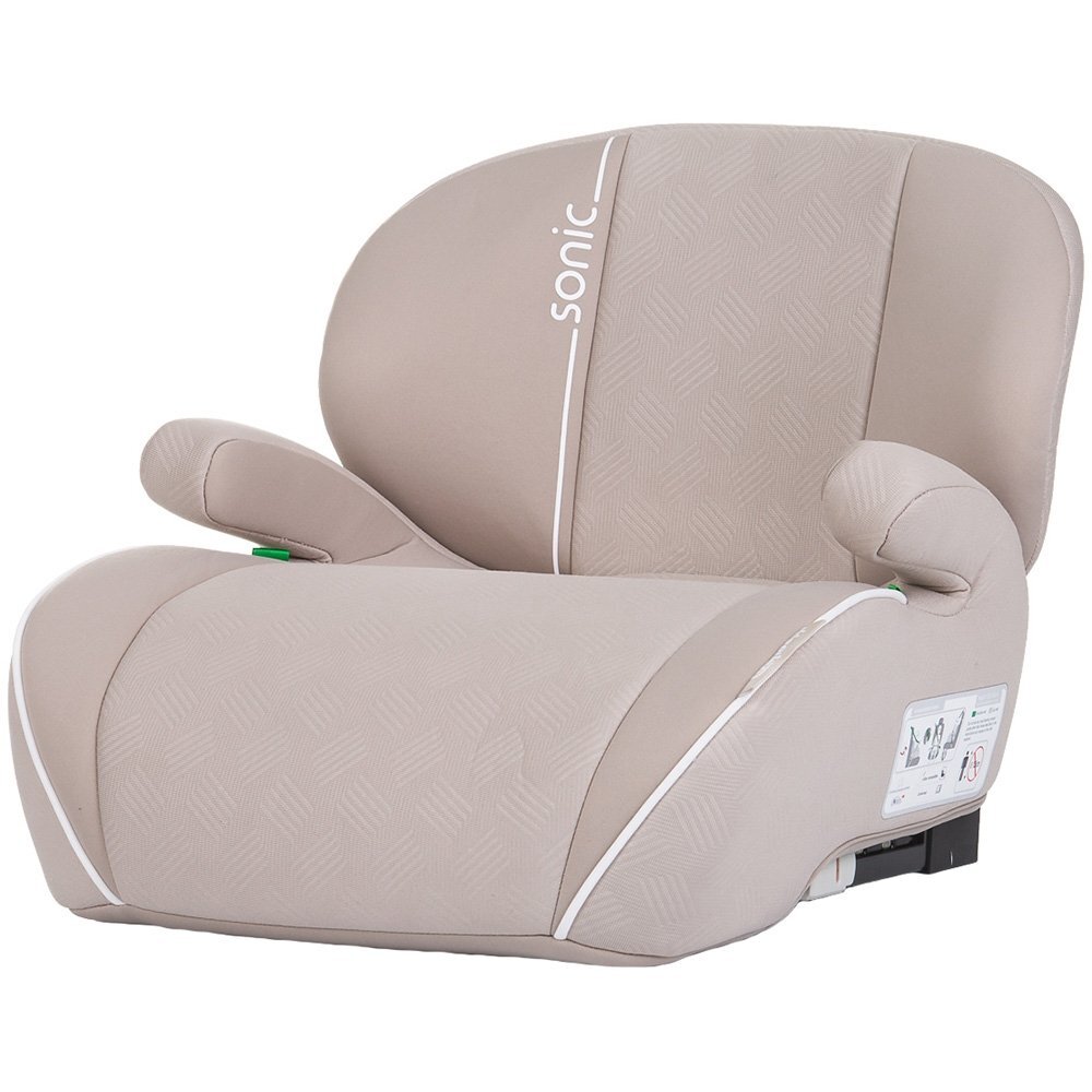 CHIPOLINO Inaltator auto Sonic Tiramisu I-Size 125-150 cm cu sistem Isofix si Testat ADAC