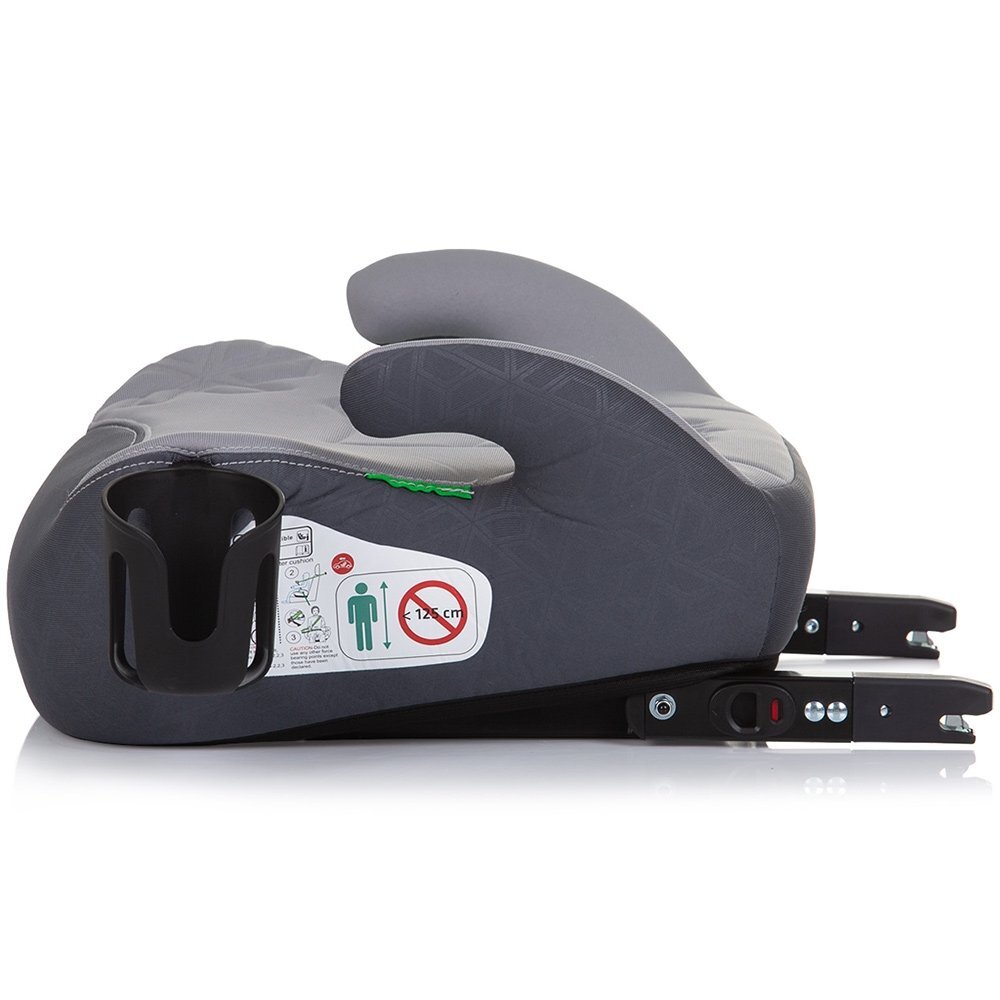 CHIPOLINO Inaltator auto Wing cu sistem Isofix I-Size 125-150 cm ash grey