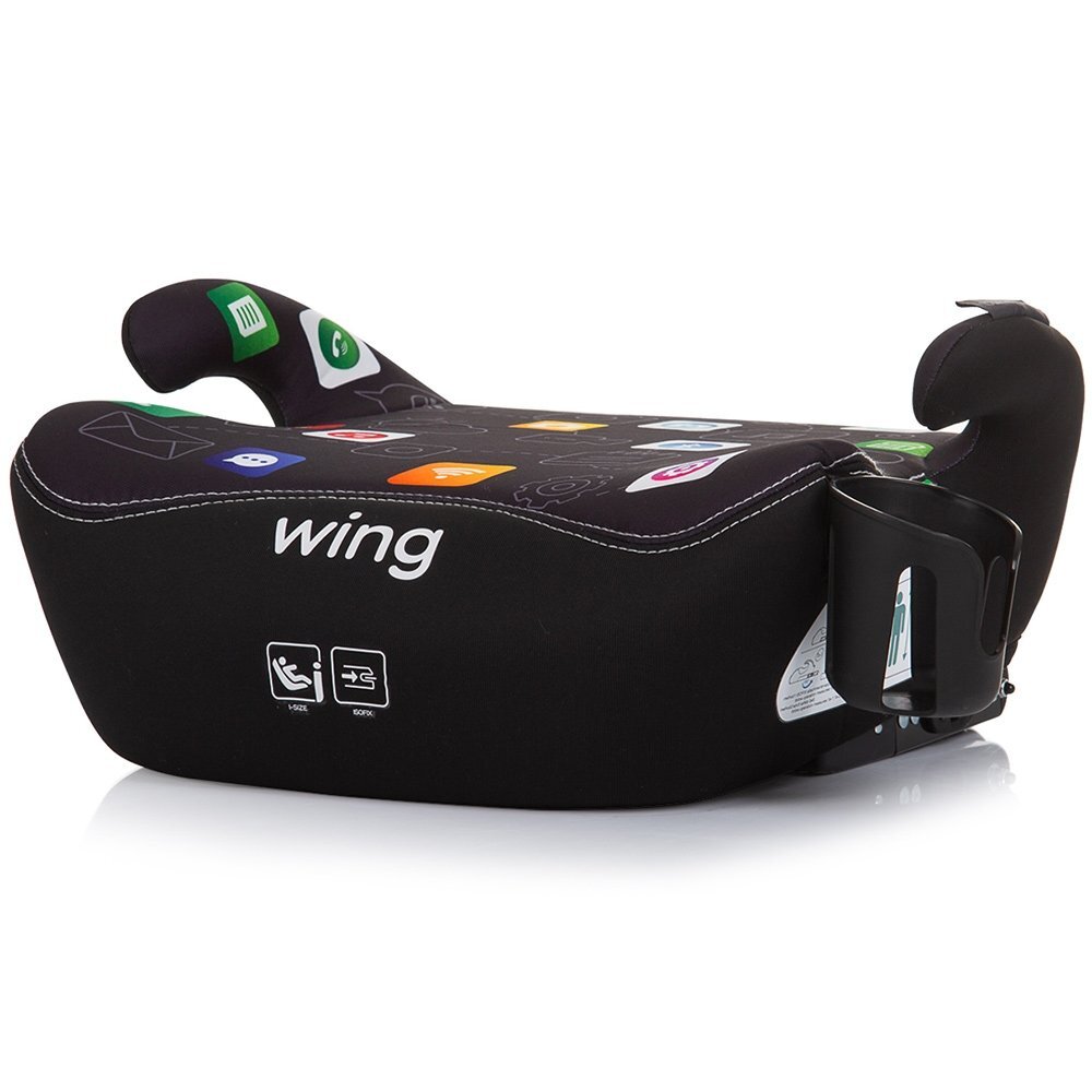 CHIPOLINO Inaltator auto Wing cu sistem Isofix I-Size 125-150 cm display