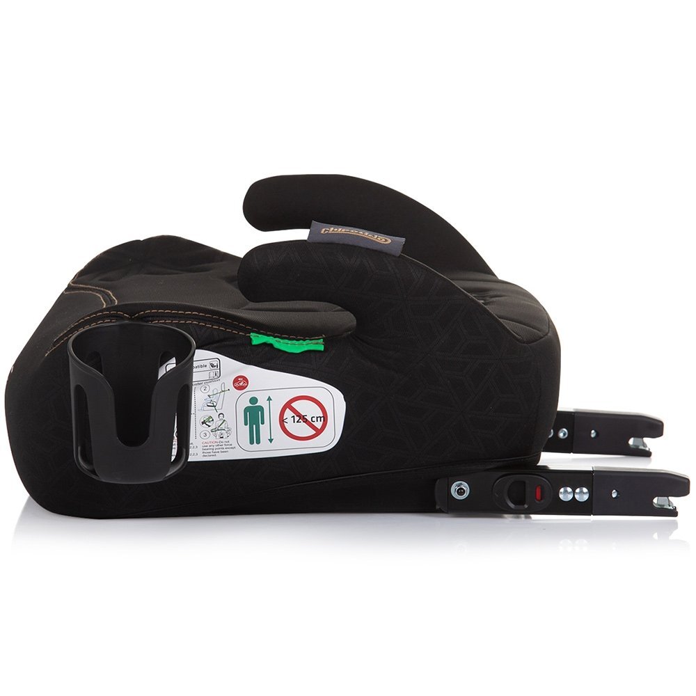 CHIPOLINO Inaltator auto Wing cu sistem Isofix I-Size 125-150 cm obsidian