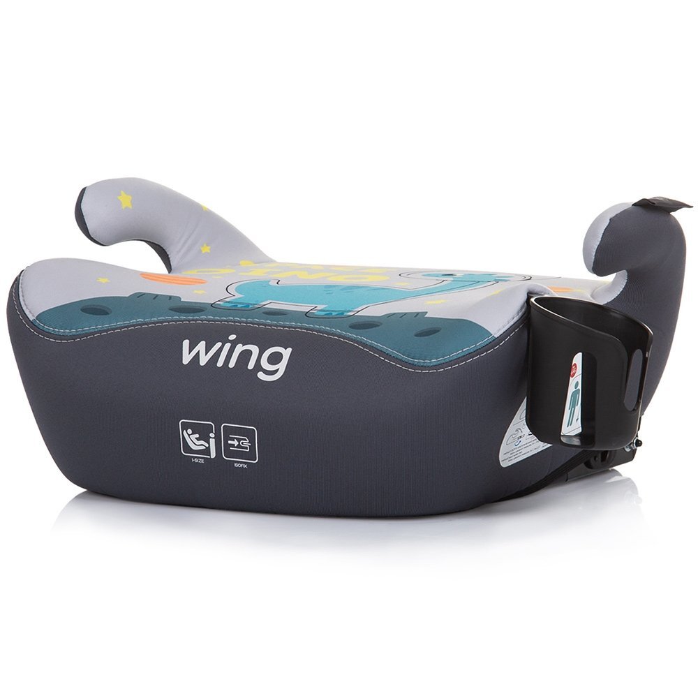 CHIPOLINO Inaltator auto Wing cu sistem Isofix I-Size 125-150 cm space dino