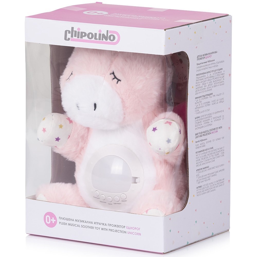 CHIPOLINO Lampa de veghe din plus Unicorn