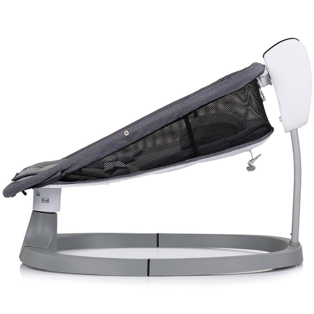 CHIPOLINO Leagan electric pentru copii Lambada Anthracite cu telecomanda functie de scaun sezut reglabil plasa anti-insecte
