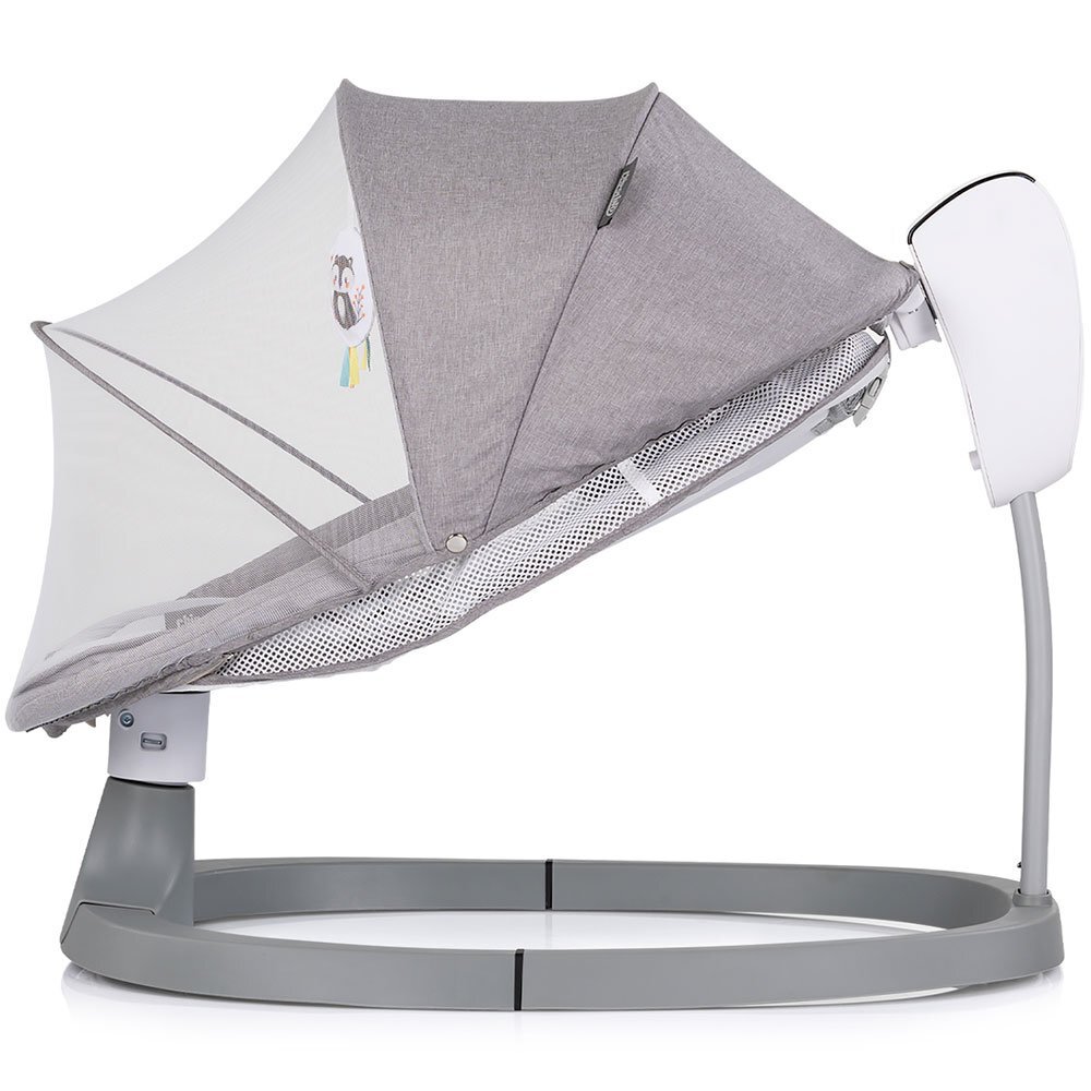 CHIPOLINO Leagan electric pentru copii Lambada Cloud cu telecomanda functie de scaun sezut reglabil plasa anti-insecte