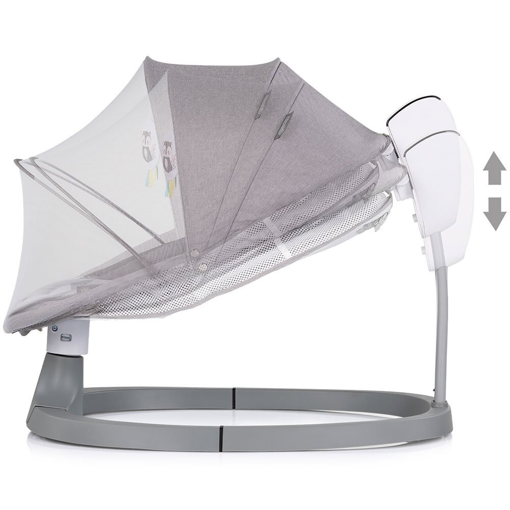 CHIPOLINO Leagan electric pentru copii Lambada Cloud cu telecomanda functie de scaun sezut reglabil plasa anti-insecte