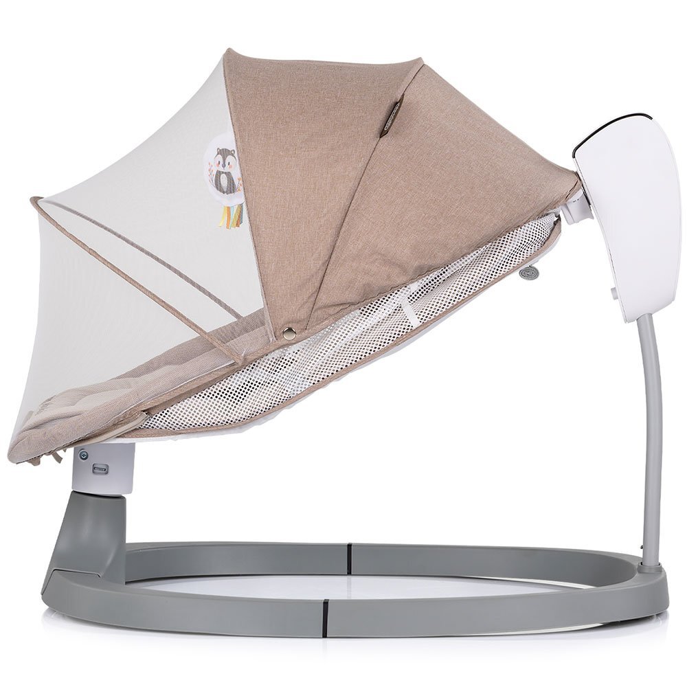 CHIPOLINO Leagan electric pentru copii Lambada Tiramisu cu telecomanda functie de scaun sezut reglabil plasa anti-insecte