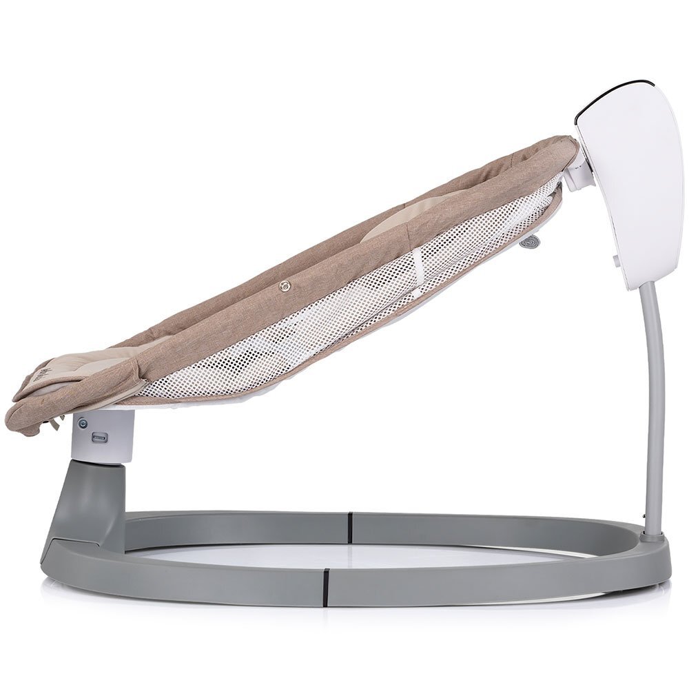 CHIPOLINO Leagan electric pentru copii Lambada Tiramisu cu telecomanda functie de scaun sezut reglabil plasa anti-insecte