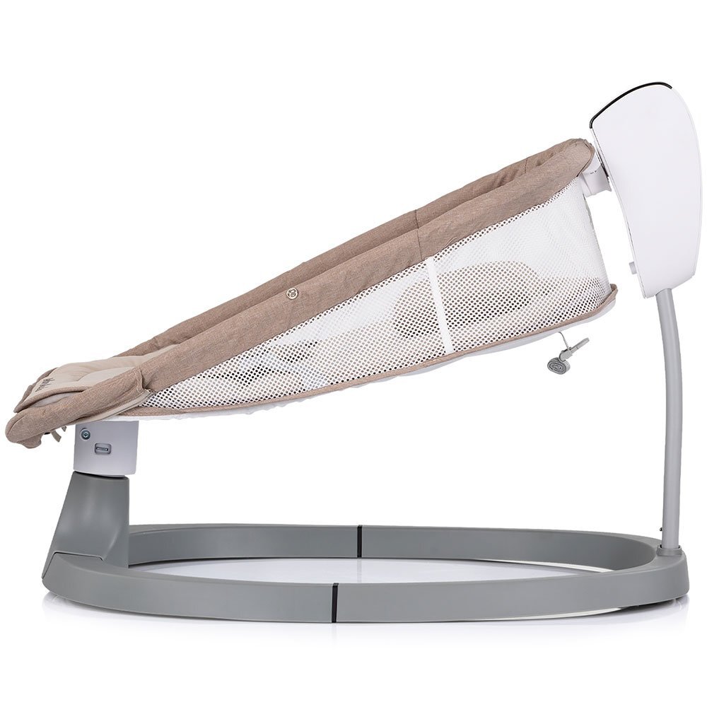 CHIPOLINO Leagan electric pentru copii Lambada Tiramisu cu telecomanda functie de scaun sezut reglabil plasa anti-insecte