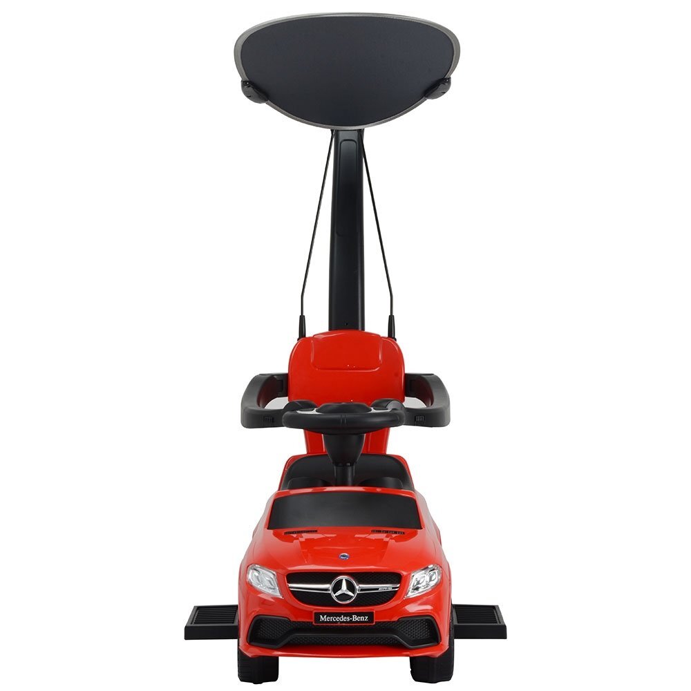 CHIPOLINO Masinuta copii de impins Mercedes AMG GLE 63 Red cu maner si copertina reglabila bara de protectie suport pentru picioare spatiu de depozitare volan cu sunete