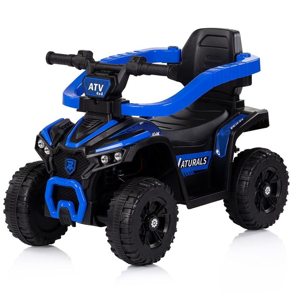 CHIPOLINO Masinuta de impins ATV Blue cu maner efecte luminoase si sonore