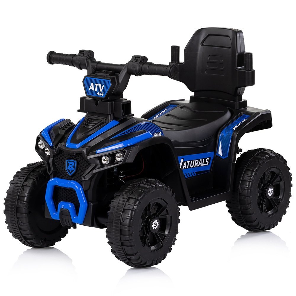 CHIPOLINO Masinuta de impins ATV Blue cu maner efecte luminoase si sonore
