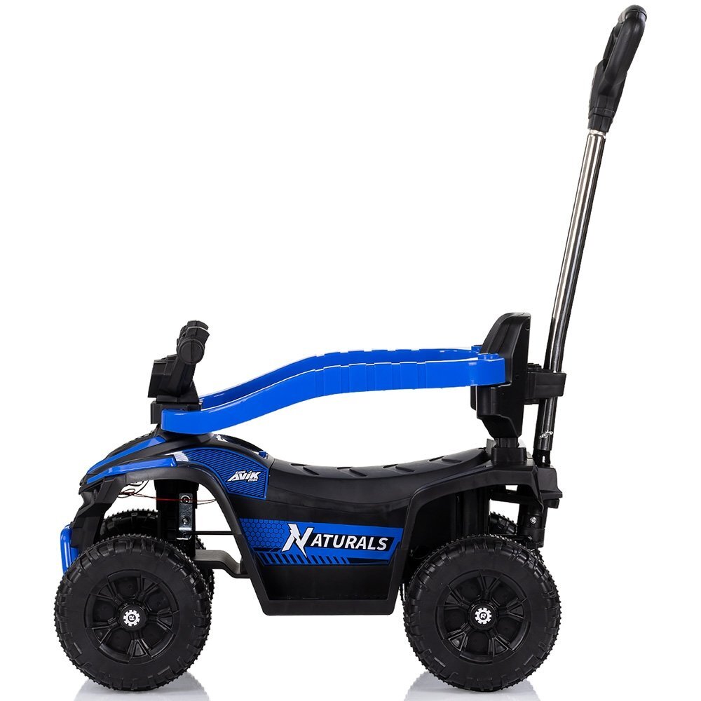 CHIPOLINO Masinuta de impins ATV Blue cu maner efecte luminoase si sonore