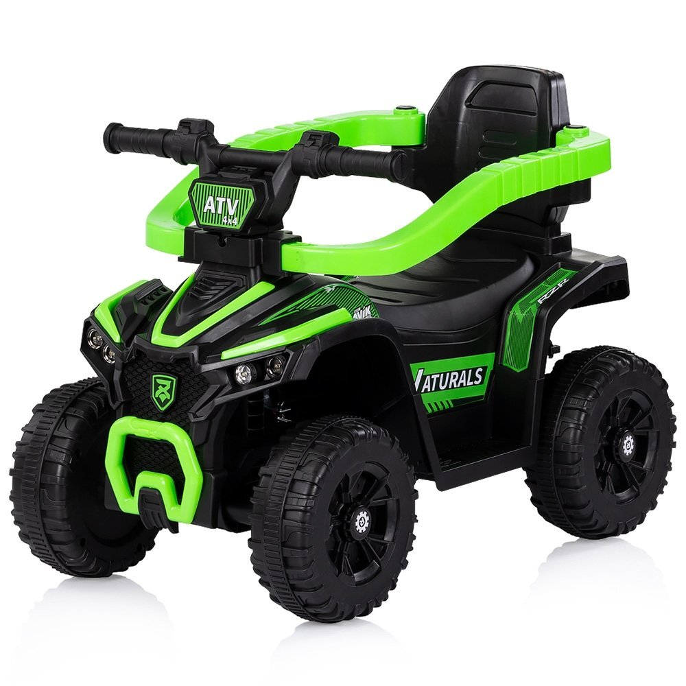 CHIPOLINO Masinuta de impins ATV Green cu maner efecte luminoase si sonore