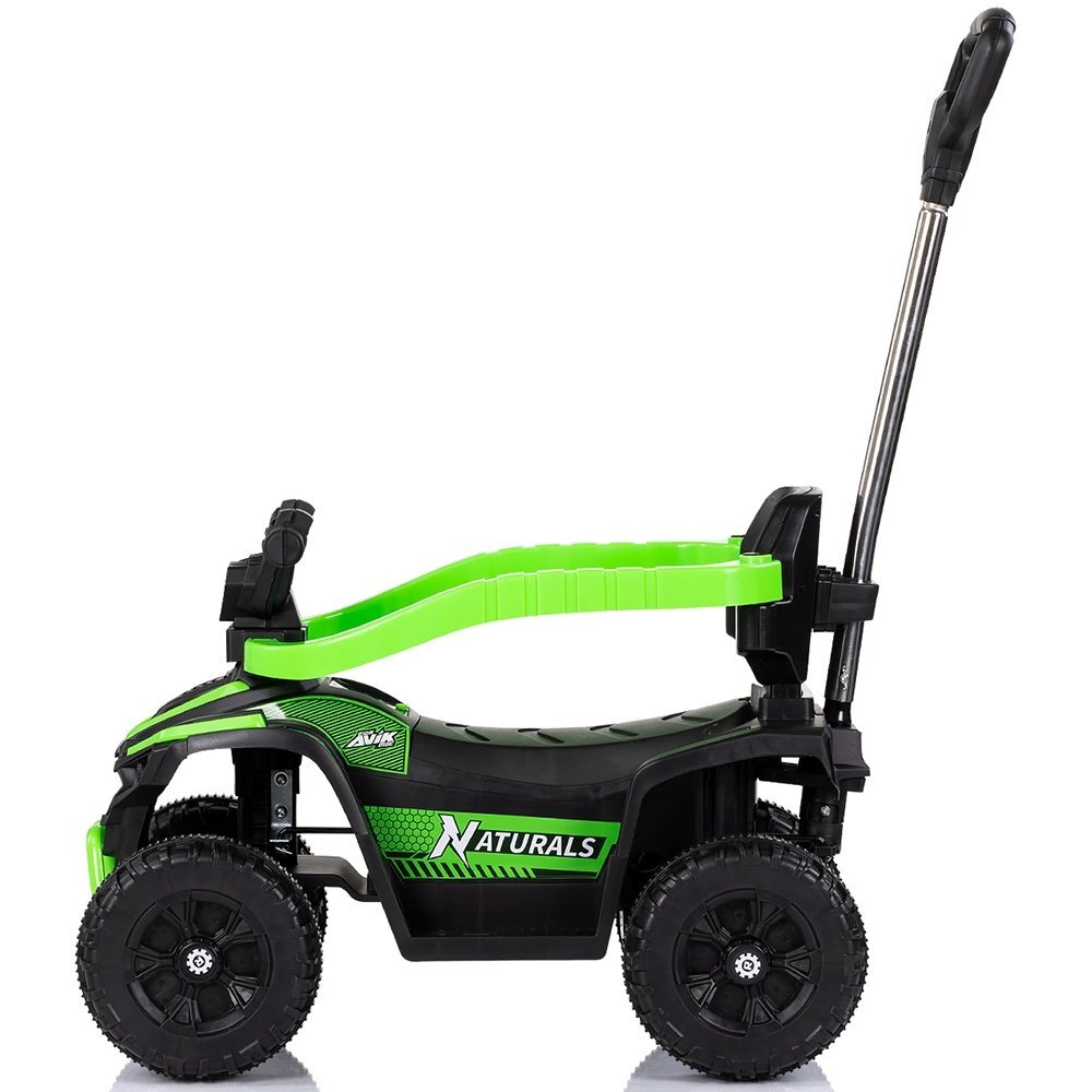 CHIPOLINO Masinuta de impins ATV Green cu maner efecte luminoase si sonore