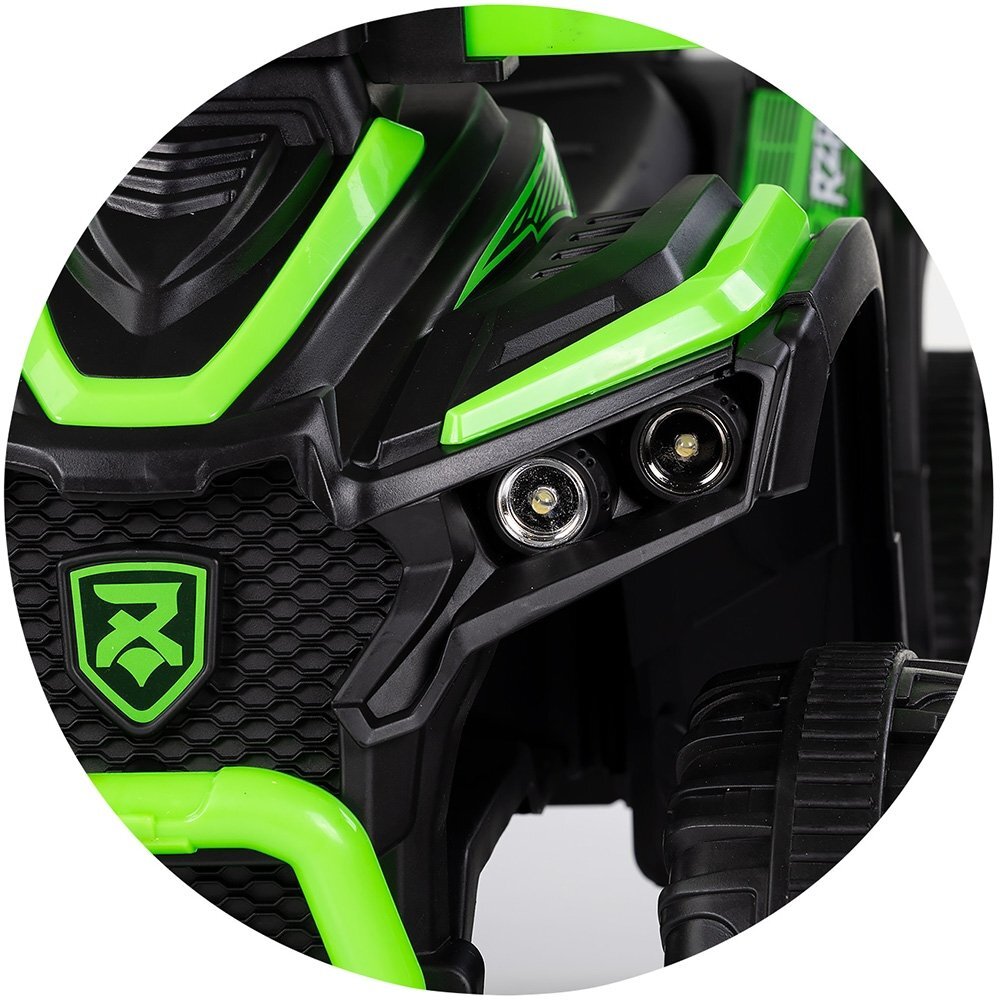 CHIPOLINO Masinuta de impins ATV Green cu maner efecte luminoase si sonore