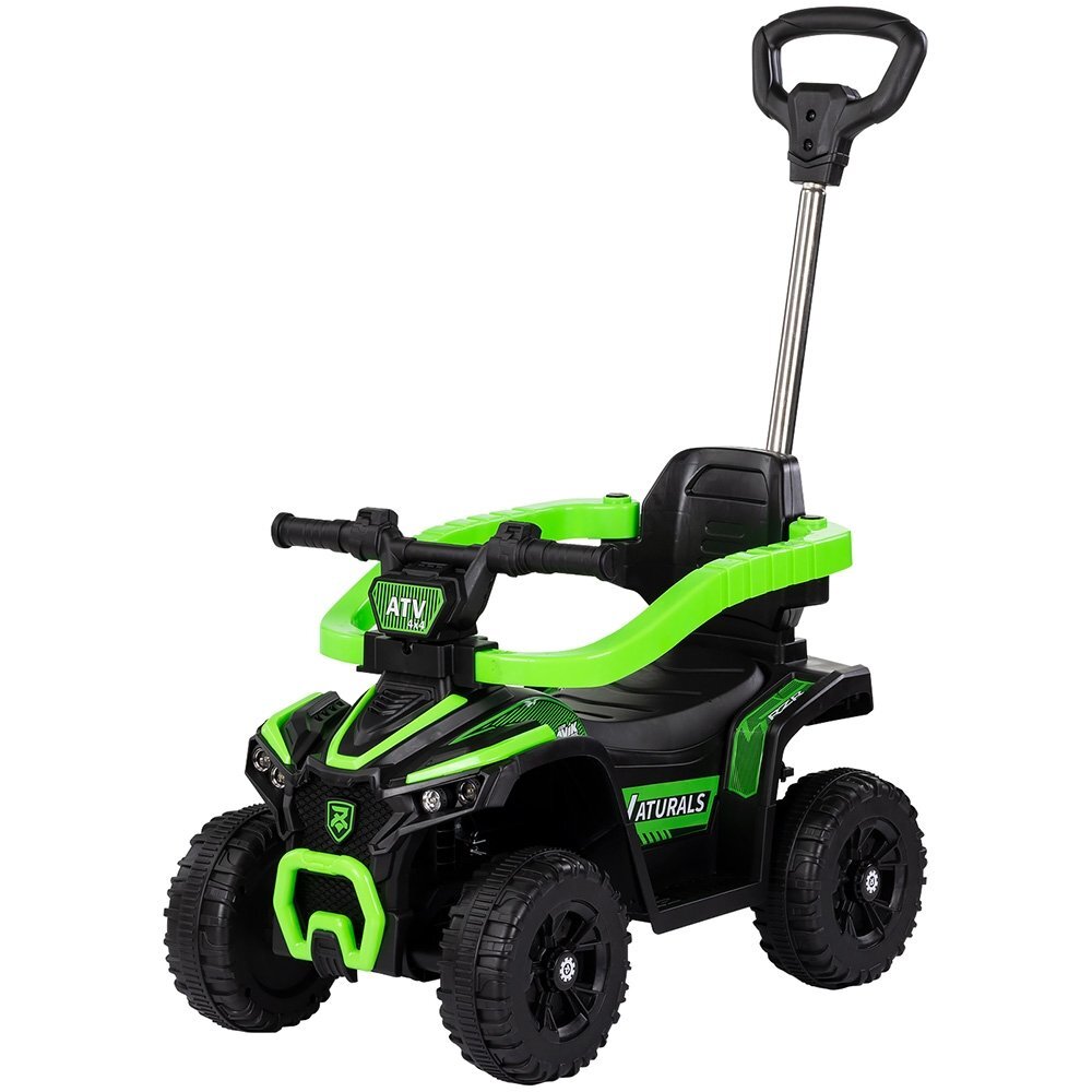 CHIPOLINO Masinuta de impins ATV Green cu maner efecte luminoase si sonore