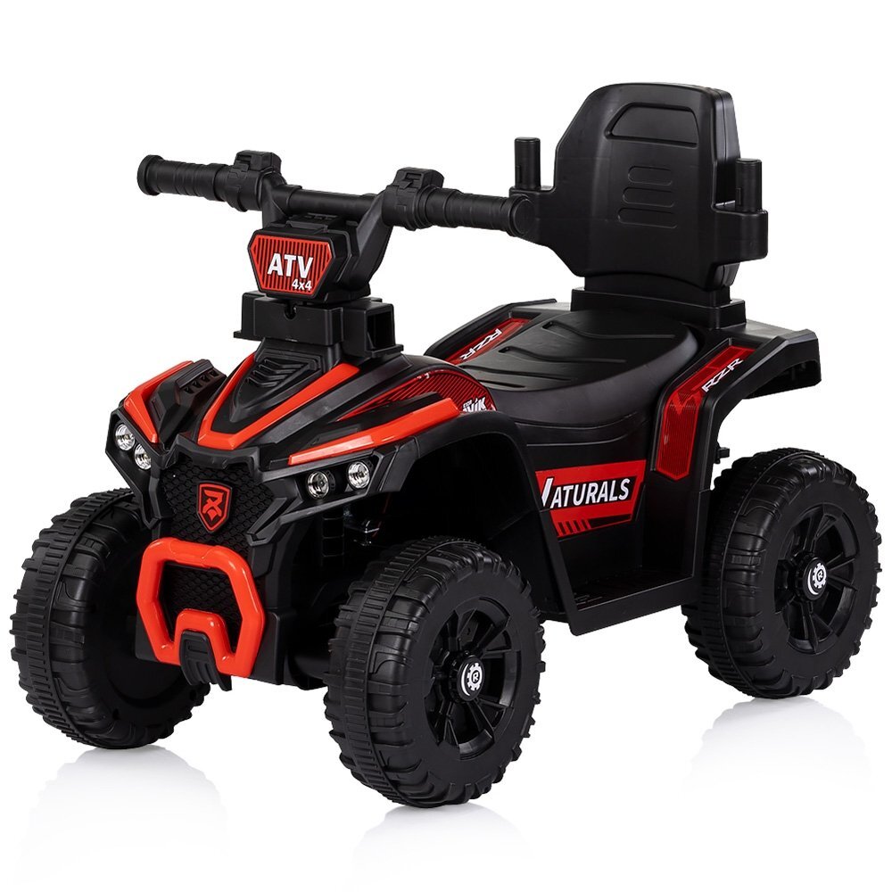 CHIPOLINO Masinuta de impins ATV Red cu maner efecte luminoase si sonore
