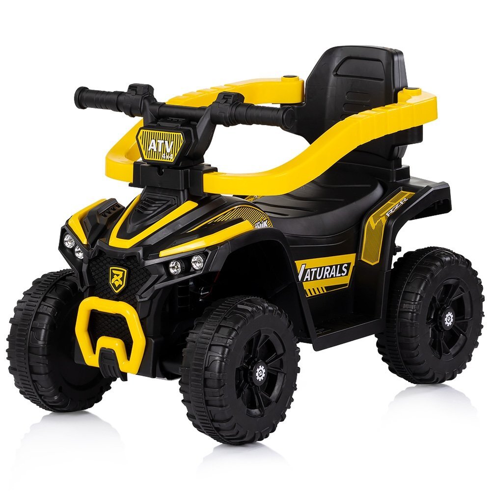 CHIPOLINO Masinuta de impins ATV Yellow cu maner efecte luminoase si sonore