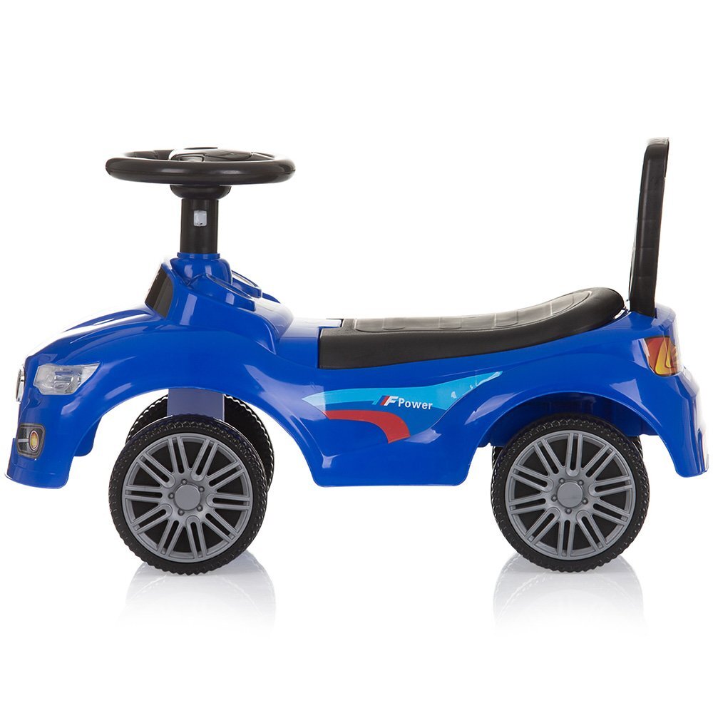 CHIPOLINO Masinuta de impins Sprinter Blue cu spatiu de depozitare spatar confortabil si volan cu sunete greutate admisa 25 kg