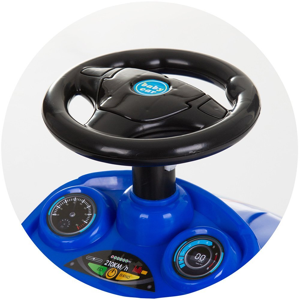 CHIPOLINO Masinuta de impins Sprinter Blue cu spatiu de depozitare spatar confortabil si volan cu sunete greutate admisa 25 kg