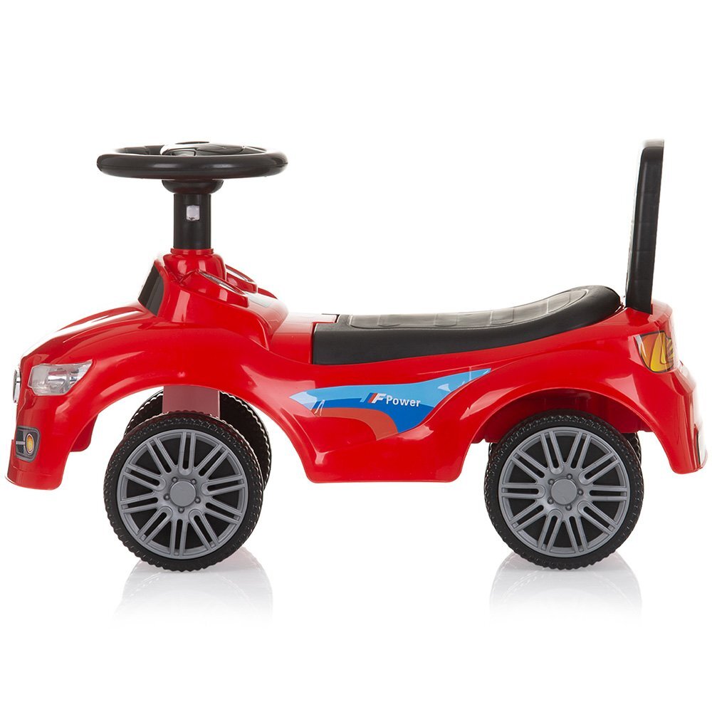 CHIPOLINO Masinuta de impins Sprinter Red cu spatiu de depozitare spatar confortabil si volan cu sunete greutate admisa 25 kg