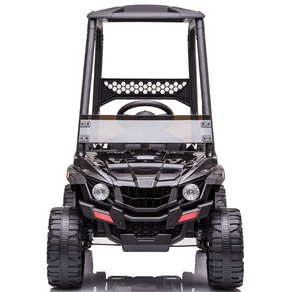 CHIPOLINO Masinuta electrica pentru copii Buggy Off Road Black cu telecomanda portiere cu deschidere lumini greutate admisa 30 kg