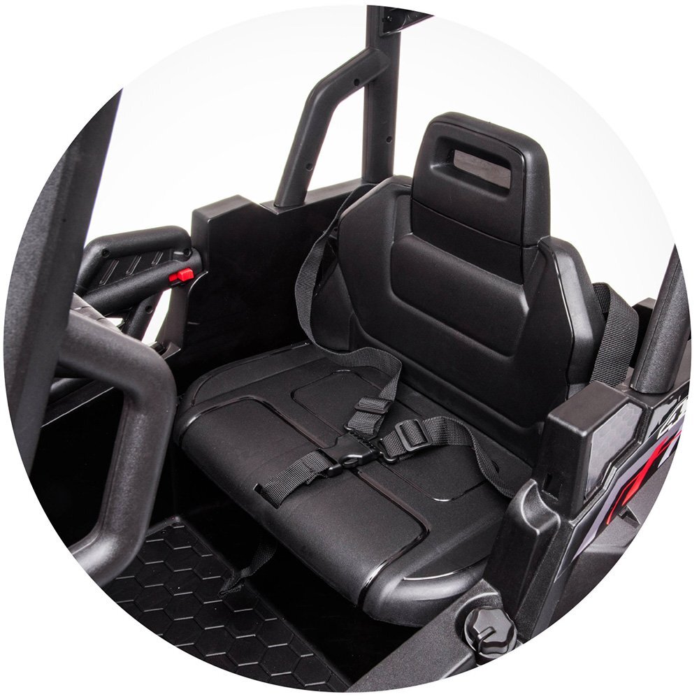 CHIPOLINO Masinuta electrica pentru copii Buggy Off Road Black cu telecomanda portiere cu deschidere lumini greutate admisa 30 kg