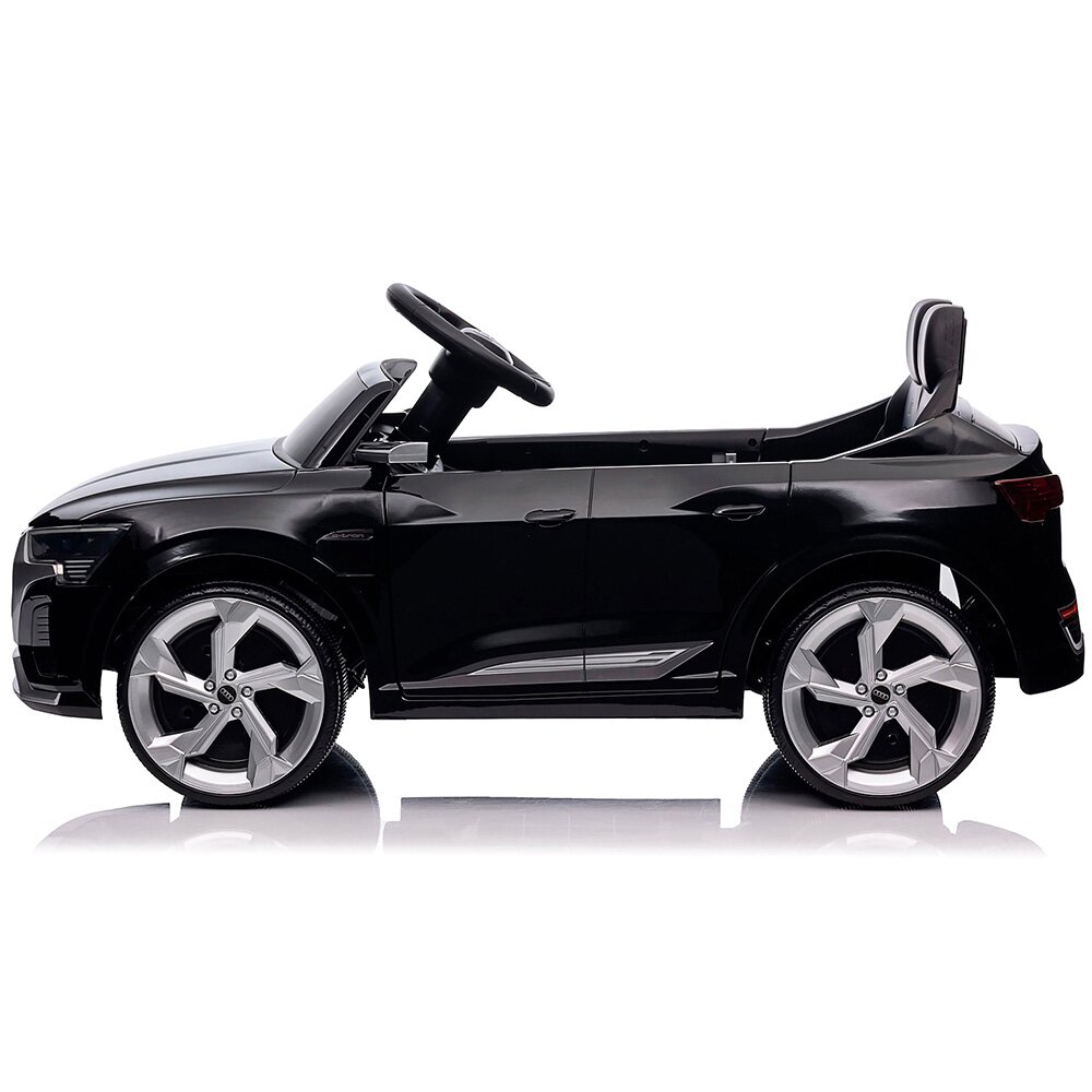 CHIPOLINO Masinuta electrica pentru copii Porsche Cayenne Black cu suspensii usi cu deschidere greutate admisa 30 kg