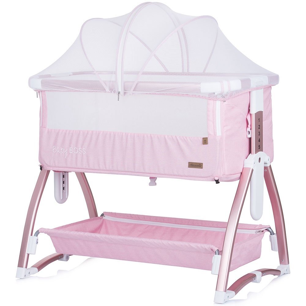CHIPOLINO Patut Co-Sleeper Baby Boss blush