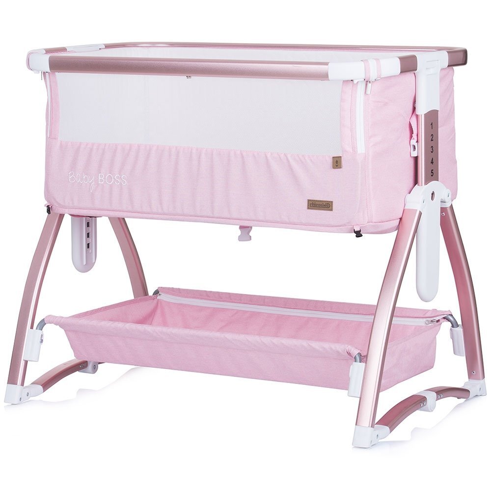 CHIPOLINO Patut Co-Sleeper Baby Boss blush