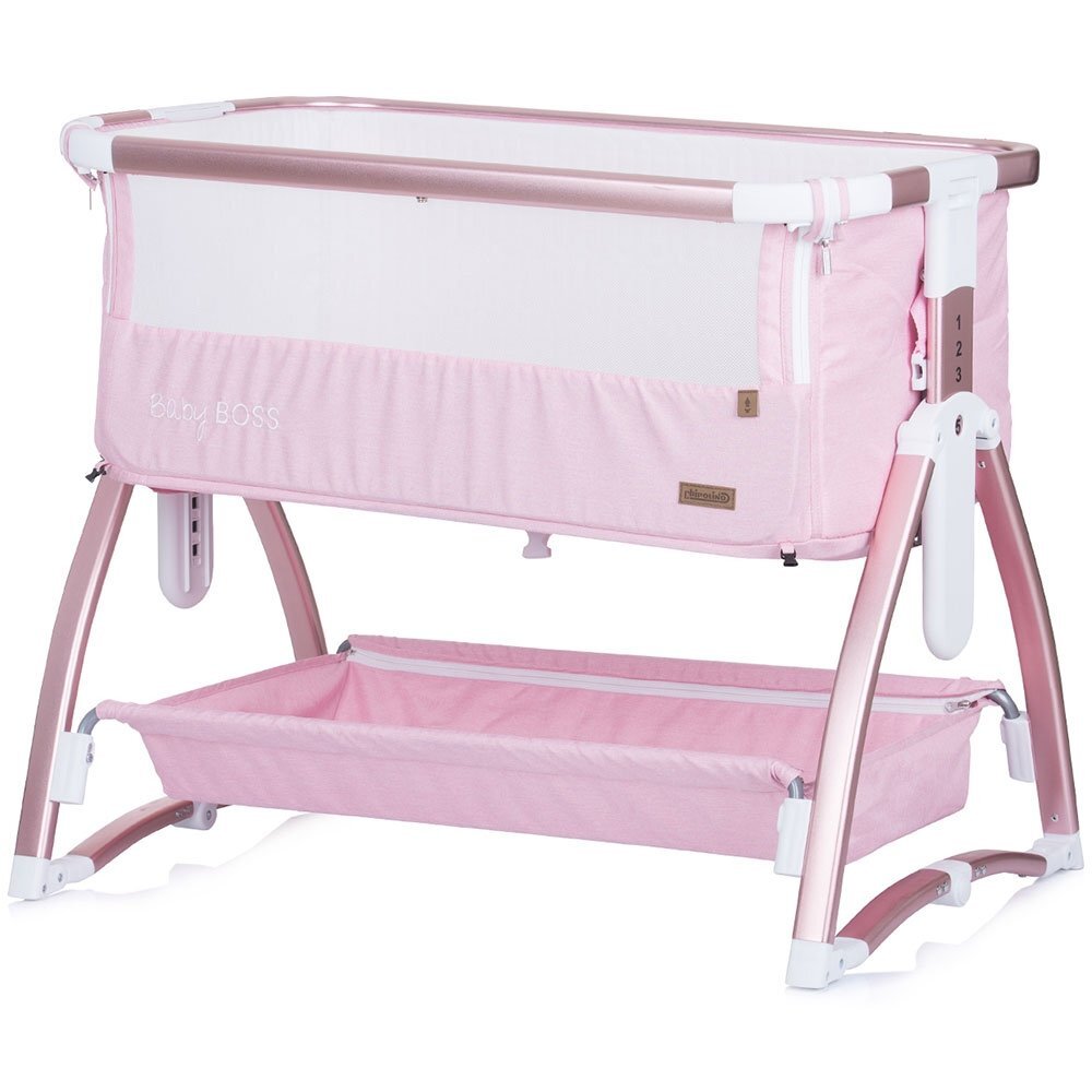 CHIPOLINO Patut Co-Sleeper Baby Boss blush