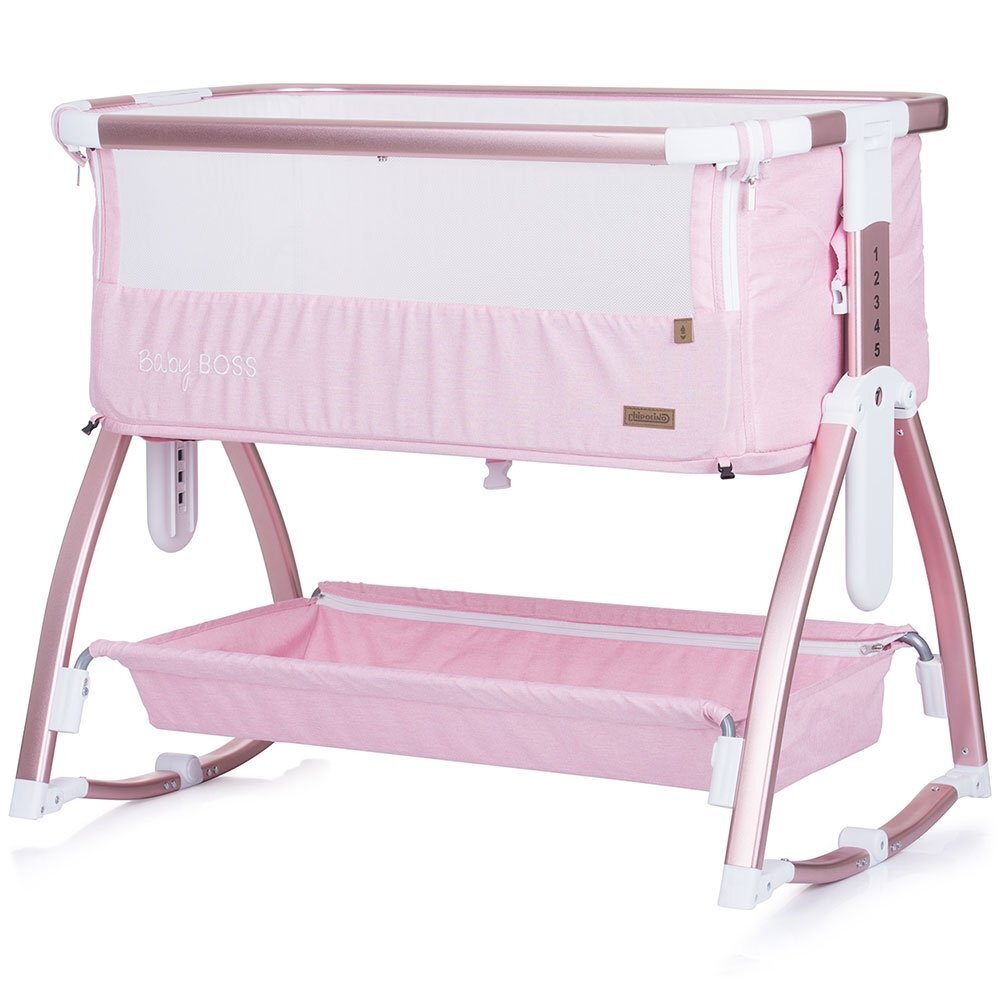 CHIPOLINO Patut Co-Sleeper Baby Boss blush
