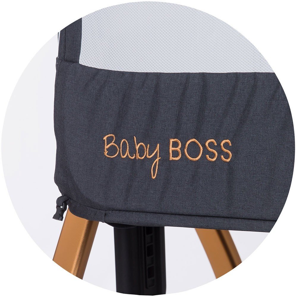 CHIPOLINO Patut Co-Sleeper Baby Boss raven