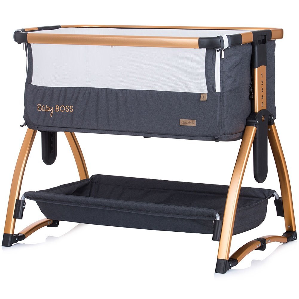CHIPOLINO Patut Co-Sleeper Baby Boss raven
