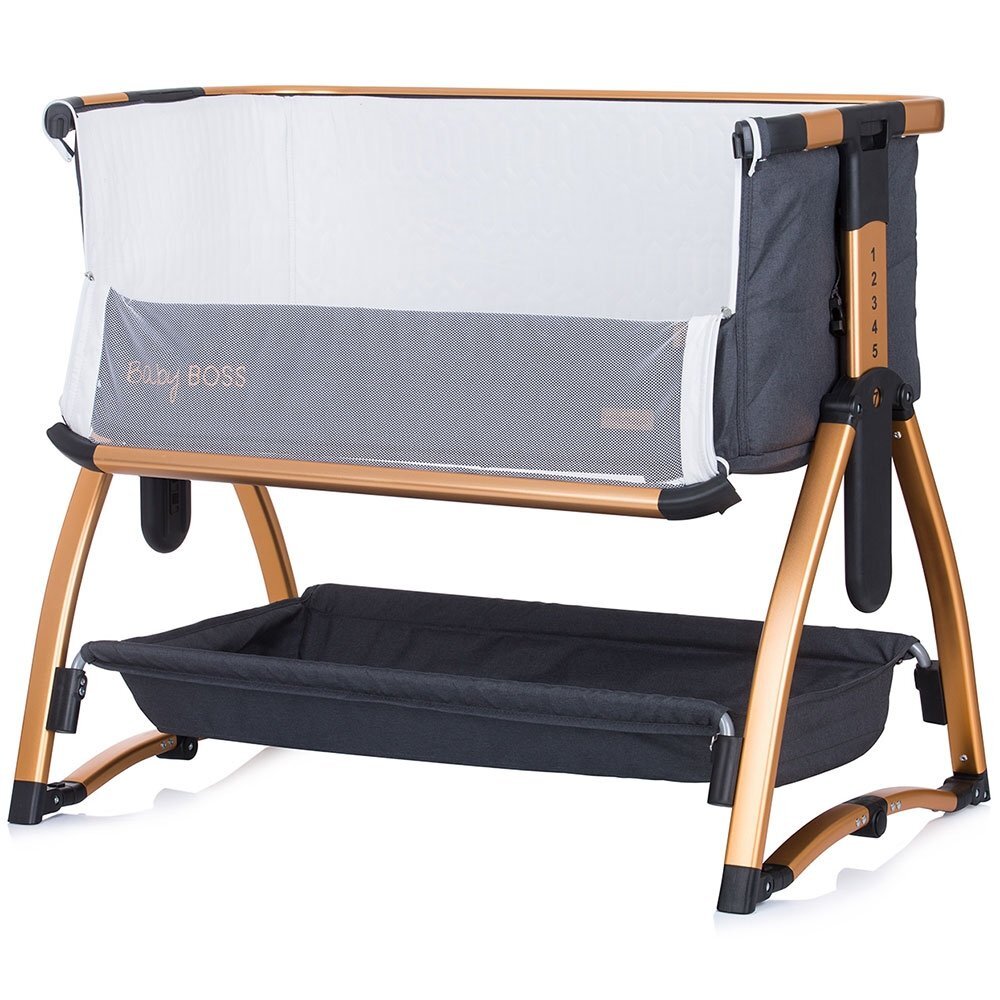 CHIPOLINO Patut Co-Sleeper Baby Boss raven